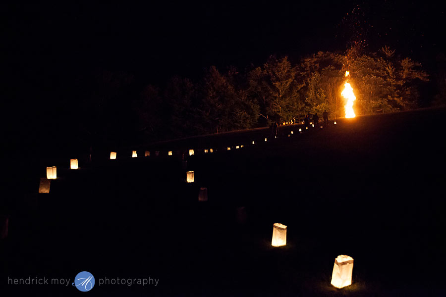Hudson-Valley-Wedding-Photographer-NY-luminaries-candles-paper-bags