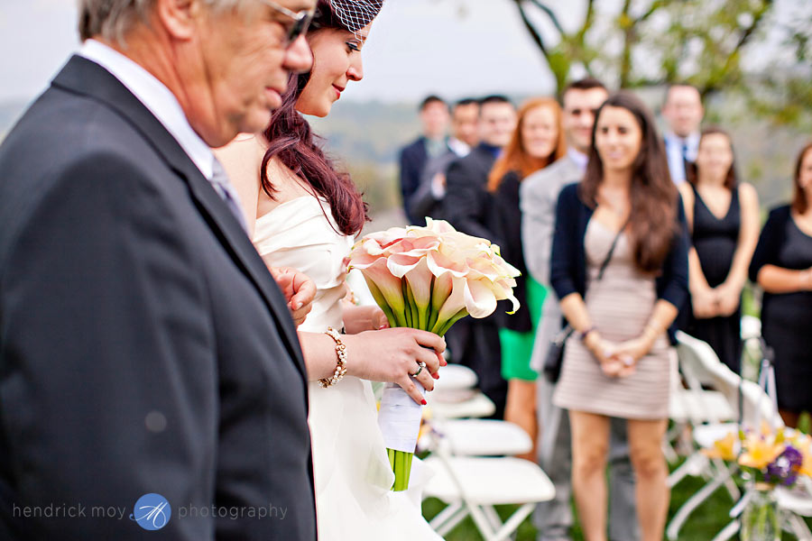 NJ-Wedding-Alba-Vineyard-bride-walking-down-aisle