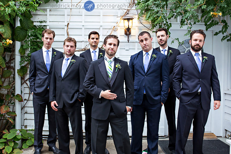 hudson valley wedding photography  groomsmen