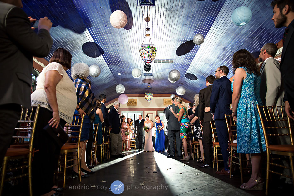 hudson valley wedding photography  bride aisle