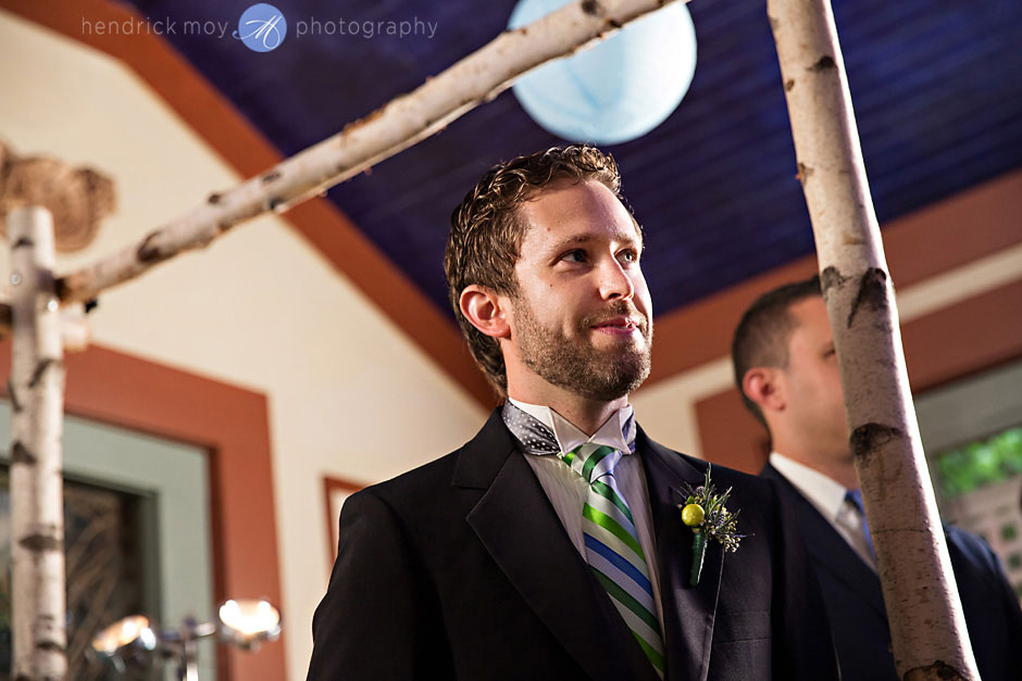 hudson valley wedding photography  groom first look