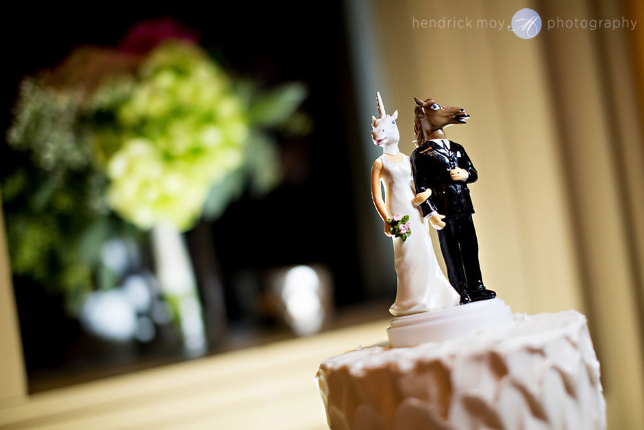 hudson valley wedding photography cake topper unicorn horse