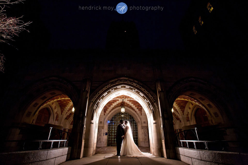 off camera flash wedding photography backlit