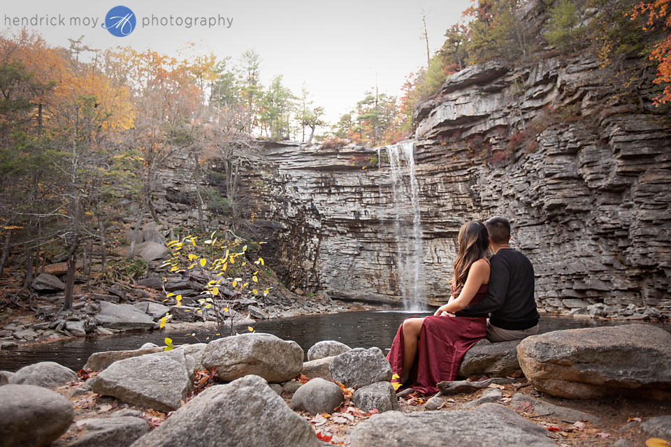 engagement photos awosting falls
