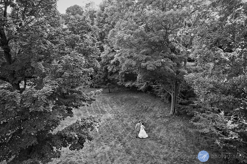 wedding drone photography hudson valley ny