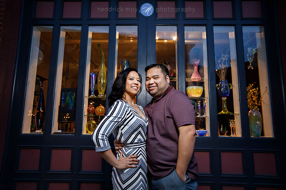 downtown beacon engagement photography