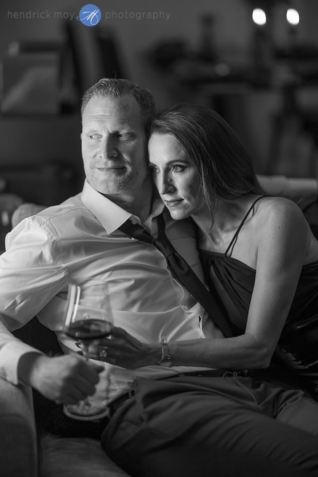 nyc apartment engagement portraits